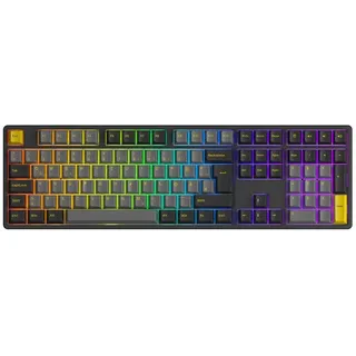 akkogear Akko 5108B Plus Wireless Gaming-Tastatur RGB - Schwarz/Gold