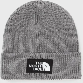 TNF LOGO BOX CUFFED BEANIE - grey - ONE SIZE