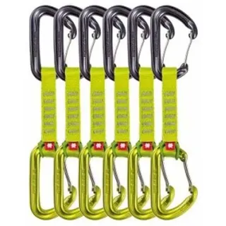 Ocùn Ocun Hawk Qd Wire Eco-pes 16 Mm 6 Units Expressschlinge - Green - 10 cm