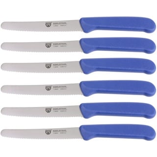 GRÄWE Tafel- Brötchenmesser / Frühstücksmesser Set blau