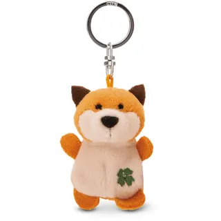 NICI Schlüsselanhänger Fuchs mit Kleeblatt 5cm