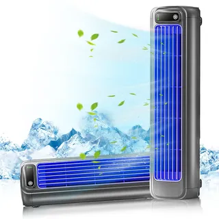 Deedlite Coolizi Cooling Ace, Coolzy portable air conditioner,blattloser Ventilator mit 3 Geschwindigkeitsstufen und „Natural Breeze“-Modi, leiser Tischventilator für Homeoffice und Schlafzimmer