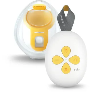 Medela Elektrische Einzelmilchpumpe Solo Hands-free, Gelb
