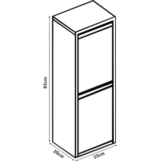 [en.casa] Sollentuna 2 x 14 l Pfefferweiß