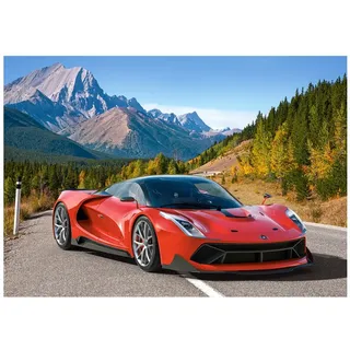 Castorland 500 Piece Jigsaw Puzzles, Mountain Ride, Fast & Furious, Fast Cars, Landscape Puzzle, Adult Puzzle, Castorland B-52967