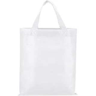 Moderne APOTHEKERTASCHE ca. 22 x 26 cm, Henkellänge: ca. 24 cm, weiß