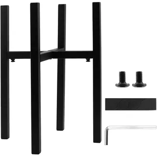 heiyuet Blumenständer verstellbar 20-35 cm Schwarz