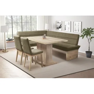 OTTO home Beluna + Cross Luxus-Microfaser 4-tlg. cappuccino