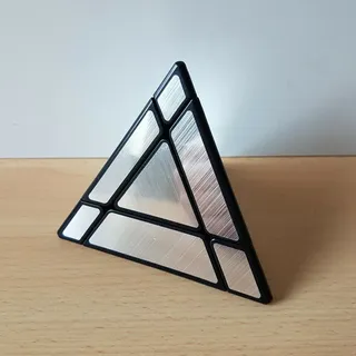 Zauberwürfel Magic Cube Shengshou Magic Tower Mirror Silber