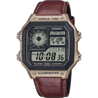 Casio Uhr AE-1200WHL-5AV | Schwarz/Braun