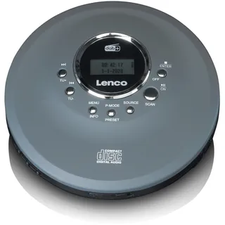 Lenco CD-400 - Portable CD/ MP3 player for CD CD-R CD-RW - Anthrazit