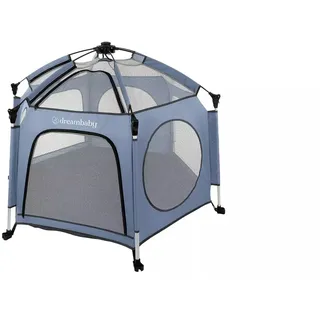 Dreambaby Laufstall mit Pop-Up Funktion, 6eckiger Reiselaufstall mit Dach faltbar