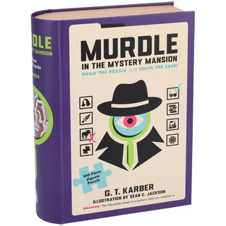 Chronicle Books Murdle in the Mystery Mansion 500-Piece Jigsaw Puzzle