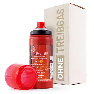 F-Exx 1.5 F - Der kleine Fett- und Festbrand-Feuerlöscher für die Küche und Zuhause (Made in Germany)