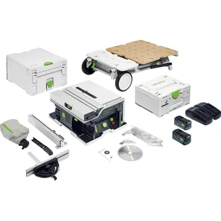 Festool CSC SYS 50 EBI-Set inkl 2 x 5 Ah + Untergestell