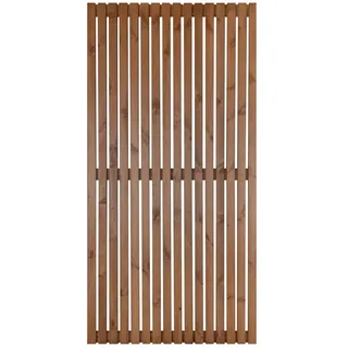 Andrewex Sichtschutzzaun-Element Quadra 90 cm x 180 cm Natur Lackiert