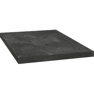 OPTIFIT Arbeitsplatte Luzern, 38 mm stark, Tiefe 60 cm, große Auswahl an Breiten schwarz 60 cm x 3,8 cm x 60 cm