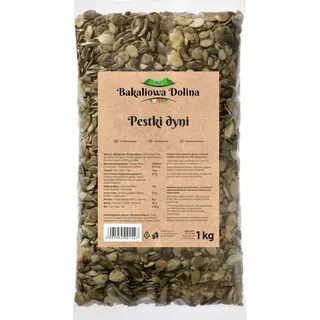 Kürbiskerne 1 KG - Geschält - Salat-Topping - Backzutat - Ideal für Kürbiskernbrot - Ungesalzen
