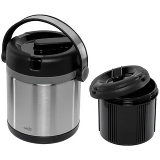 Emsa Mobility Speisegefäß edelstahl/schwarz 1,2 l