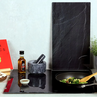 2er Set Herdabdeckplatten, KESPER, ESG Glas, 52x30x0,8cm – Multischneideplatten, Spritzschutz, Arbeitsfläche, kratzfest, hitzebeständig; 3652313