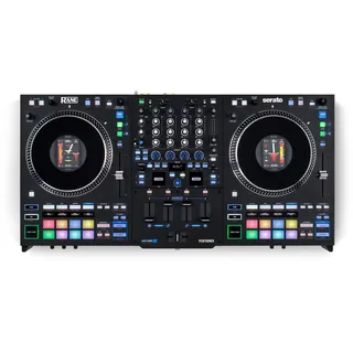 Rane PERFORMER 4-Kanal Pult, Motorisierter DJ Controller, 7" Platters mit Displays, Precision Feel Fader, Stem-Split, Serato DJ Pro Freischaltung
