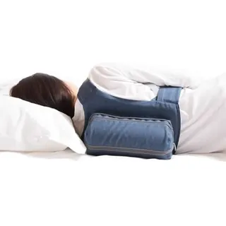 WoodyKnows Seitenschlafrucksack mit Klettverschluss und Brustgurt, Schlafpositionstrainer, lindert durch Halsprobleme verursachtes Schnarchen (S)