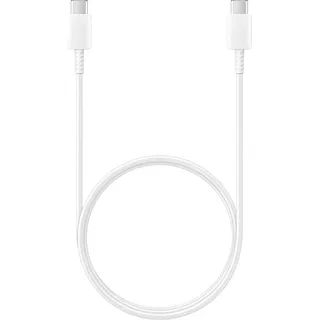Typ-C Schnell-Ladekabel für Original Samsung Galaxy Note 20 Ultra 5G, Note 20 5G, Note 20 Datenkabel super-schnell weiß 1m beidseitig USB Type-C ... - Weiß