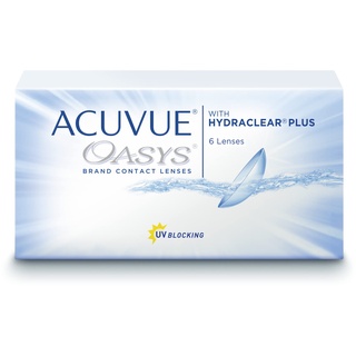 Acuvue Oasys – Johnson (6er Packung) 2-Wochen-Linsen -10,5 dpt – BC 8.8) mit UV-Schutz