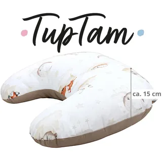 TupTam Stillkissen 100 cm Tiere Beige