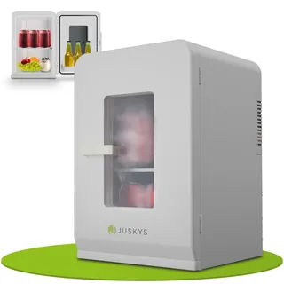 Juskys 2in1 Mini-Kühlschrank 15 Liter Weiß