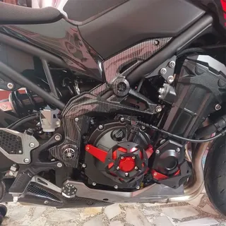 Motorrad-Einspritzung, vordere Seitenverkleidung, Rahmen, Karosserieabdeckung, Verkleidungsschutz, Dekorationsset für Z900 ZR900 Z ZR 900 Z-900 2020 2021 2022 2023 Zubehörteile (Carbon Look)