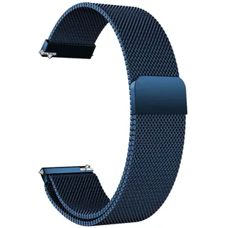 LYYLTX Edelstahl Mesh Uhrenarmband 18mm Metall Ersatz Armband Magnetverschluss Smartwatch Schnellverschluss Watch Uhren Ersatzband Für Damen Herren - 18mm