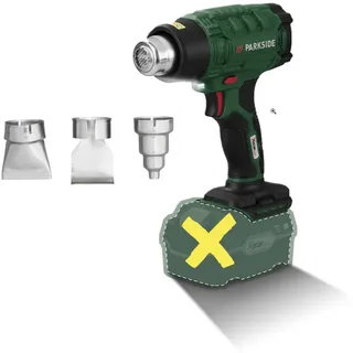 Parkside Akku-Heißluftgebläse Heißluftpistole 20 Volt ohne Akku Ladegerät