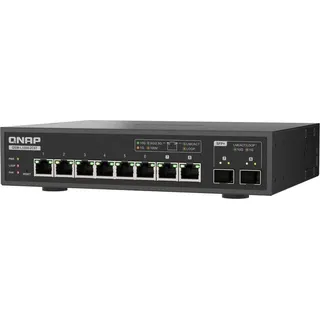QNAP QSW-L3208-2C6T 6 ports 10GbE RJ45, 2ports 10G SFP+/ NBASE-T Combo Switch