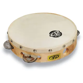 LP Latin Percussion LP861302 CP Wood Tambourin Holz 8" einreihig mit Fell CP378