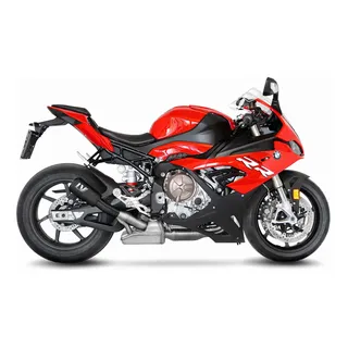 LeoVince SLIP-ON Edelstahl SBK Lv-10 Schwarz für Bmw S 1000 R / Rr