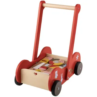 Playtive Schiebewagen Rot