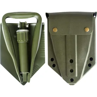 Klappspaten Neues BW Modell Original Oliv inkl. Holster Farbe Oliv