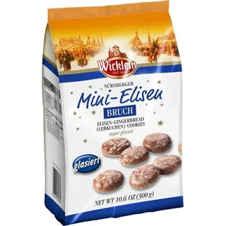 Wicklein Nürnberger Mini Elisen Lebkuchen mit Nüssen glasiert 300g