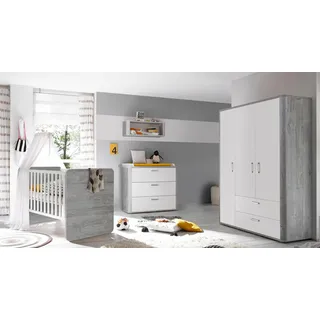 Mäusbacher Babyzimmer-Set Frieda 3tlg. Dekor Grau