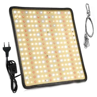 MUPOO Pflanzenlampe LED Pflanzenleuchte,256LEDs Vollspektrum LED Grow Lampe, Sonnenlicht, Pflanzenleuchte für Zimmerpflanzen, Gemüse und Blumen