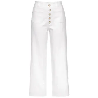 LASCANA Weite Jeans Damen weiß Gr.38