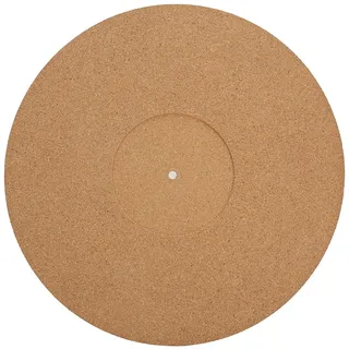 12-Zoll-Plattenspieler-Slipmat aus weichem Kork, antistatisch, rutschfest | Plattenspielermatte, 295 mm Durchmesser, für Vinyll, Audiophile, Klangverbesserung, vibrationsdämpfend, langlebig