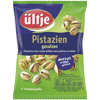 ultje ültje Pistazien, ohne Fett, geröstet & gesalzen, 150g