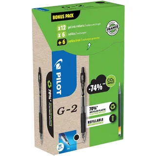 Pilot Pen Kugelschreiber Gel Schwarz 0,4 mm 12 St.