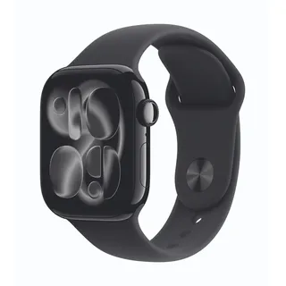 Apple Watch Series 11 GPS 42mm Jet Black Aluminium Sport Band black S/M