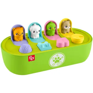 Mattel Fisher-Price Fisher Price Pets Pop-up-Aktivitätsspielzeug für Feinmotorik, entwicklungsf