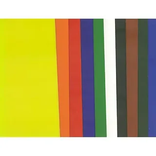 Wachsplatten "Bunt", 20 x 10 cm, 10 Stück