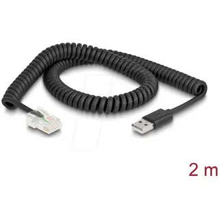 DeLock 90601 Scanner-USB-Kabel Schwarz