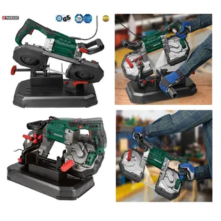 Profi Metallbandsäge Untergestell Arbeitstisch LED-Licht Bandsäge Sägeband NEU